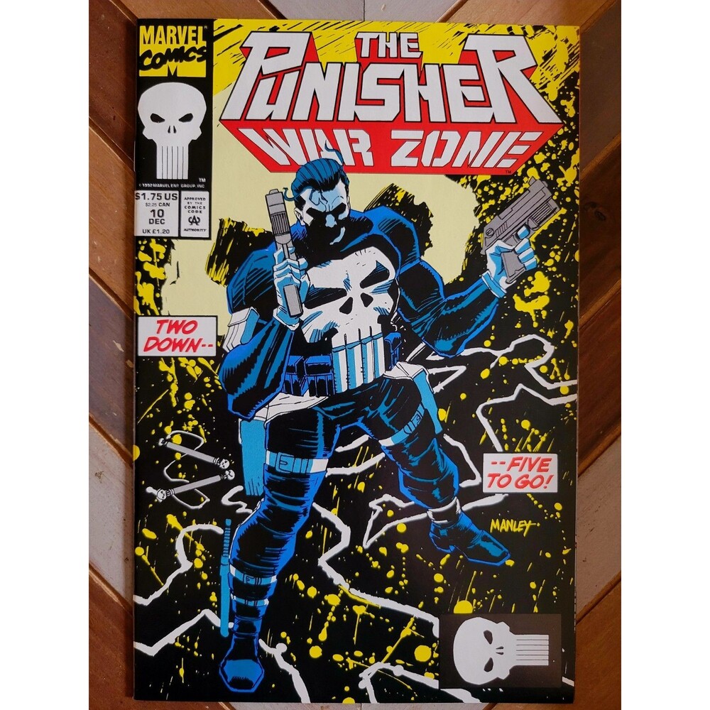 Punisher: War Zone #10 VF/NM (1992) Mike Manley Cover & Art "Goners" 9.0